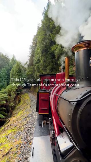 Ride Tasmania’s 125-year-old stream train