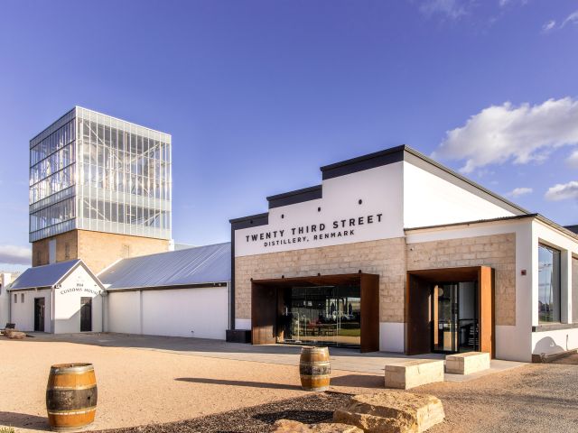 23 street distillery facade