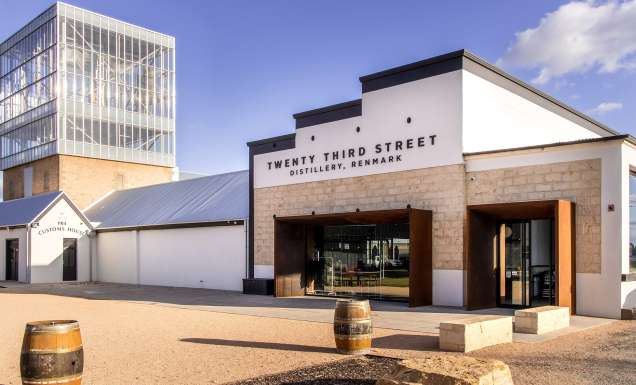 23 street distillery facade