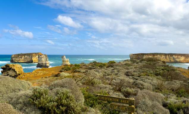 The Bay of Islands on the Great Ocean Road