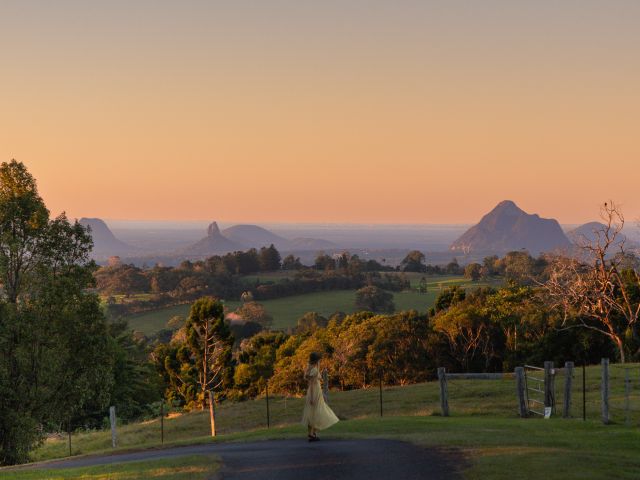 Glass House Mountains in Queensland