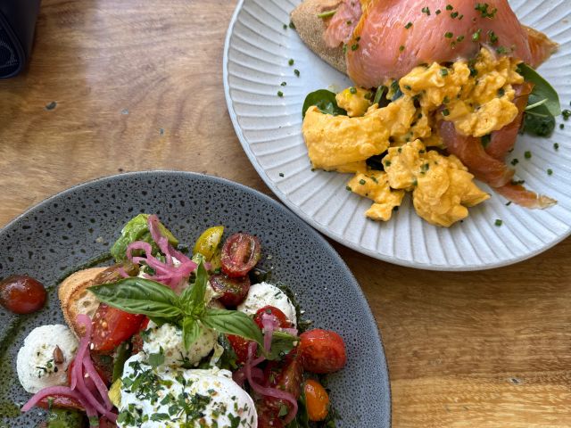 Food at the Treehouse Cafe in Ulladulla, NSW
