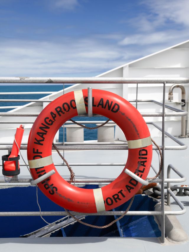 ferry buoy, Kangaroo Island