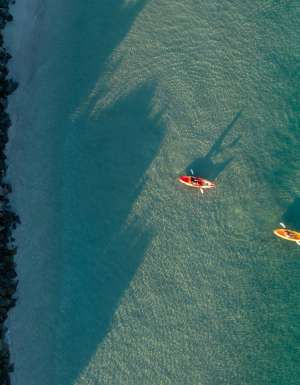 kayakers on lake macquarie local secrets