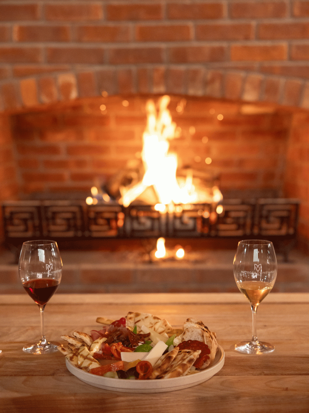 meteora vineyard food