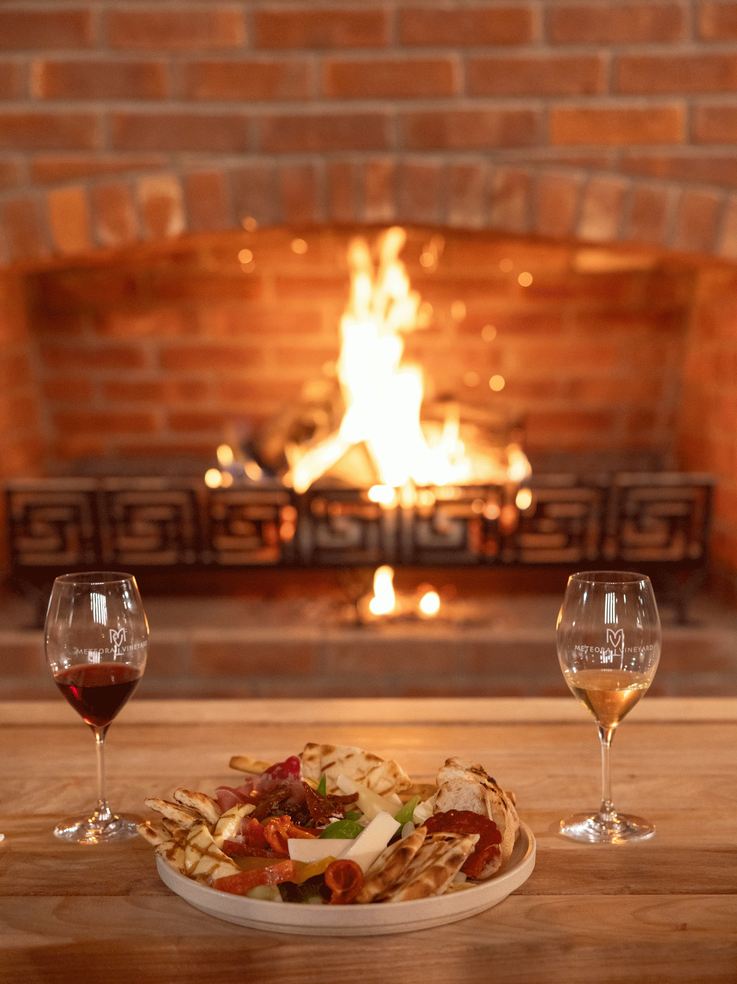 meteora vineyard food