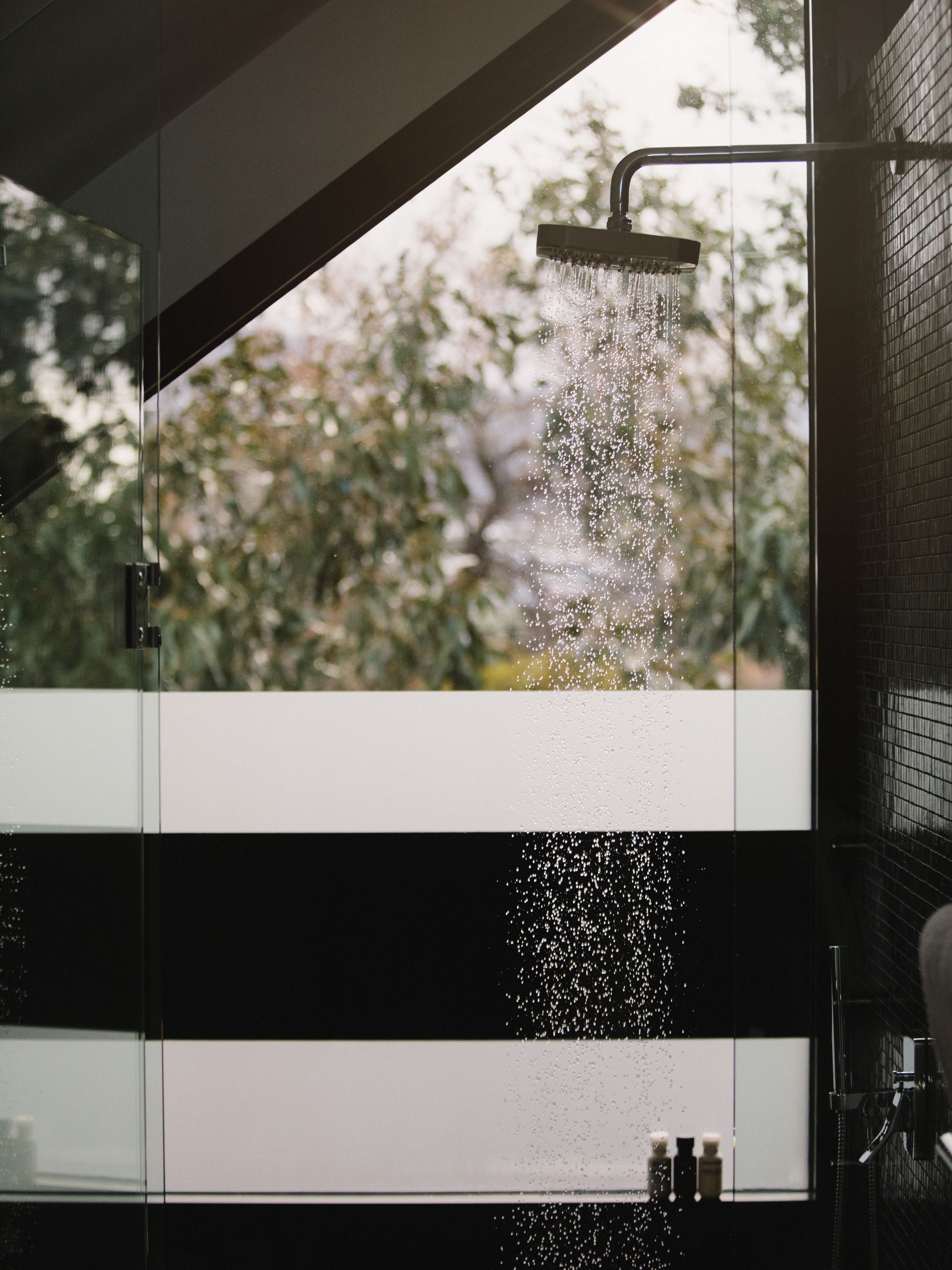 Mona pavilion shower
