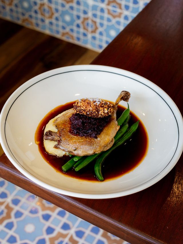 confit duck at Saint Marthe Brasserie