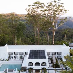 The Tamborine boutique hotel from above