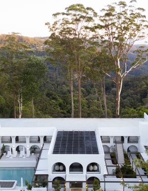 The Tamborine boutique hotel from above