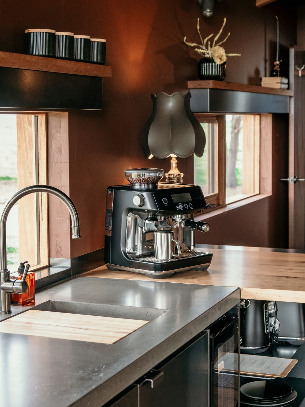 Kitchen details in the Tempranillo villa at Basalt Retreat