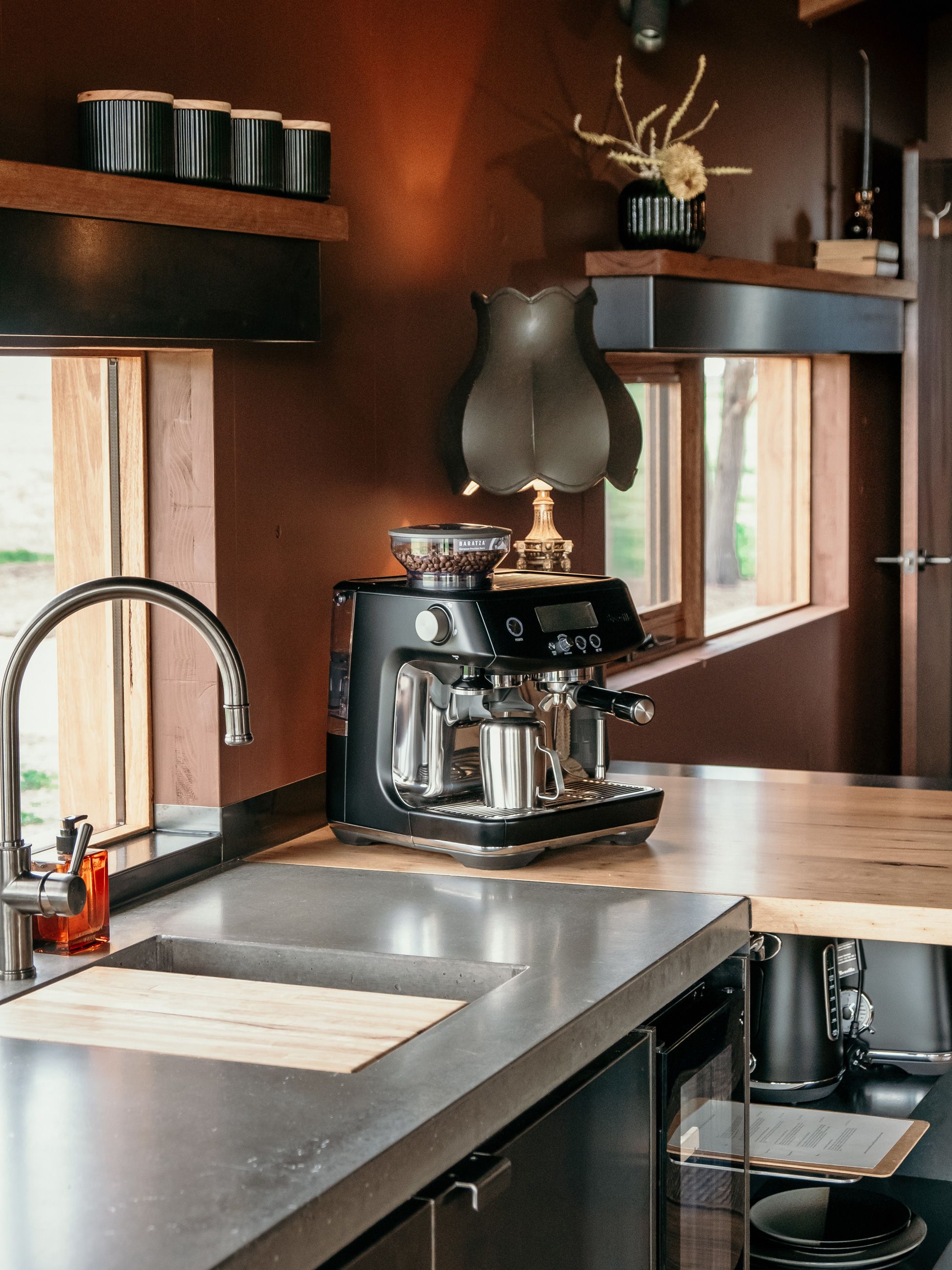 Kitchen details in the Tempranillo villa at Basalt Retreat
