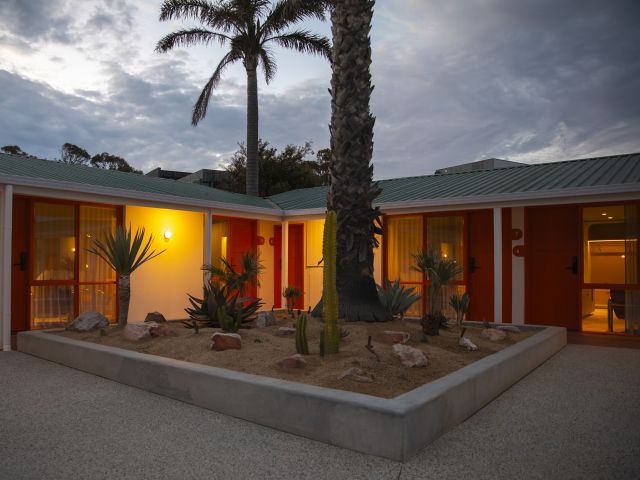 Exterior motel shots at The Monty on the Great Ocean Road