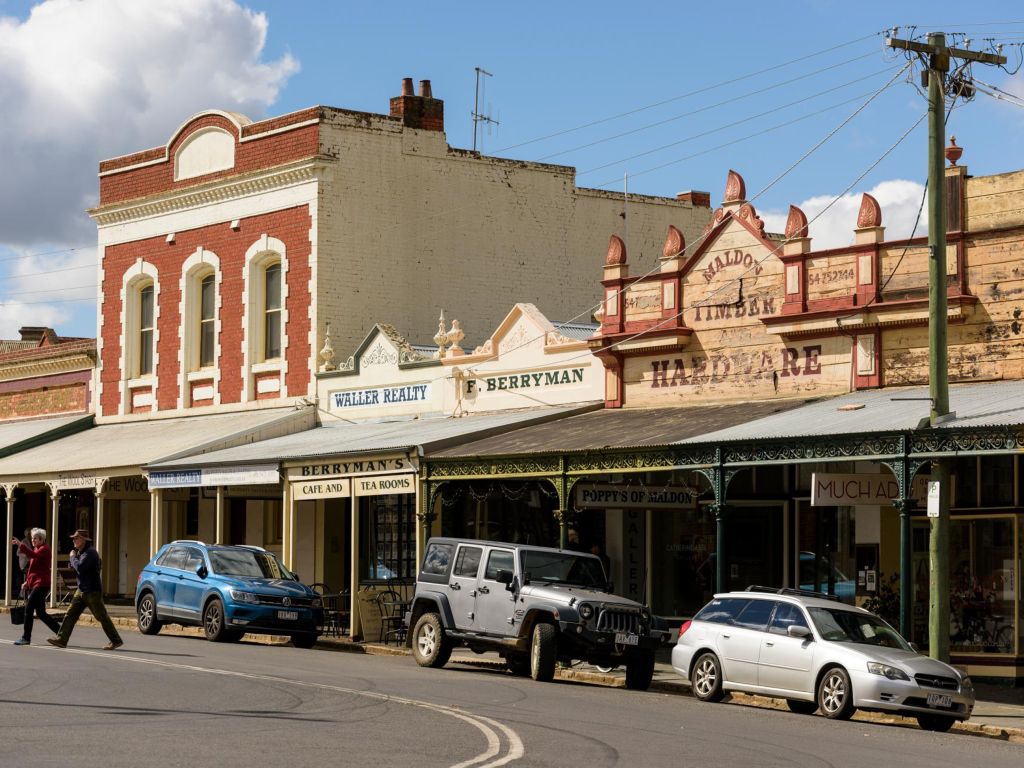 the Maldon Streetscape, Victorian Goldfields
