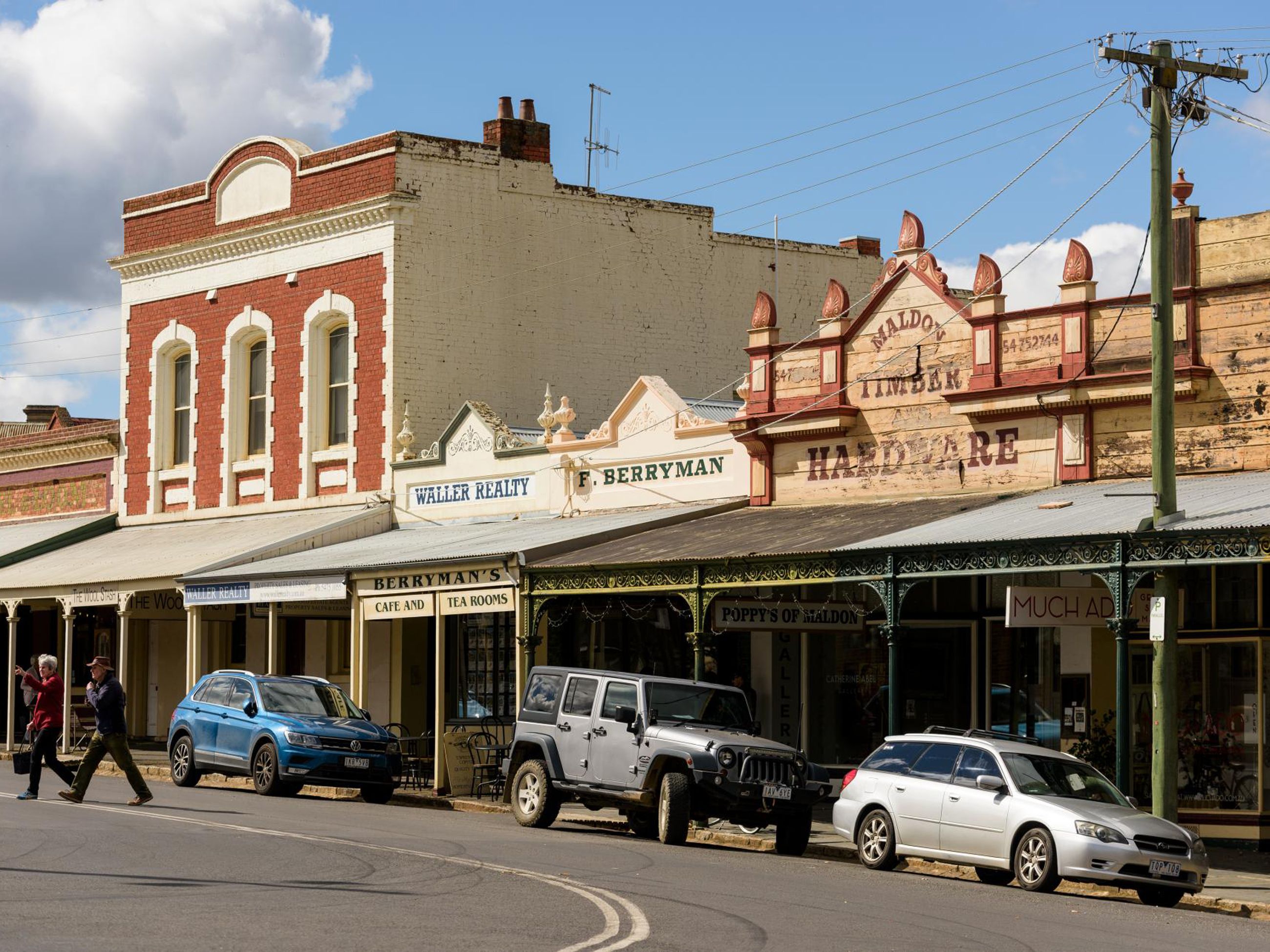 the Maldon Streetscape, Victorian Goldfields