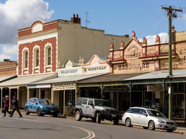 the Maldon Streetscape, Victorian Goldfields