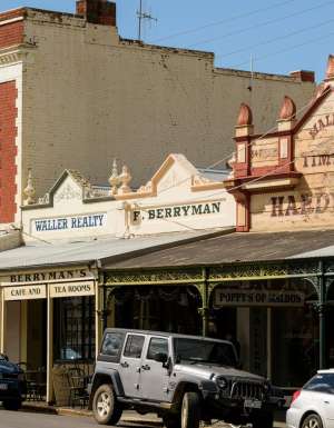 the Maldon Streetscape, Victorian Goldfields