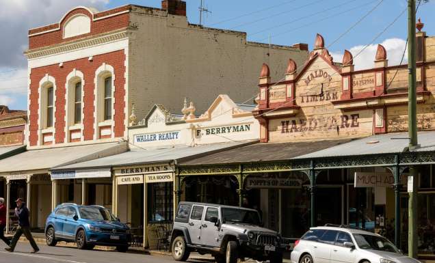 the Maldon Streetscape, Victorian Goldfields