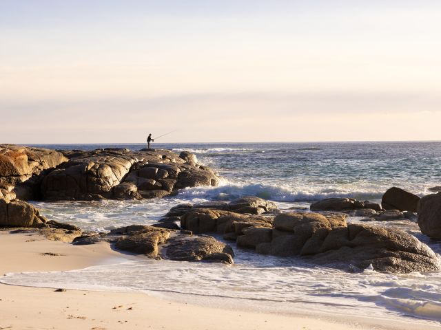 Waubs Bay Beach Bicheno tasmania