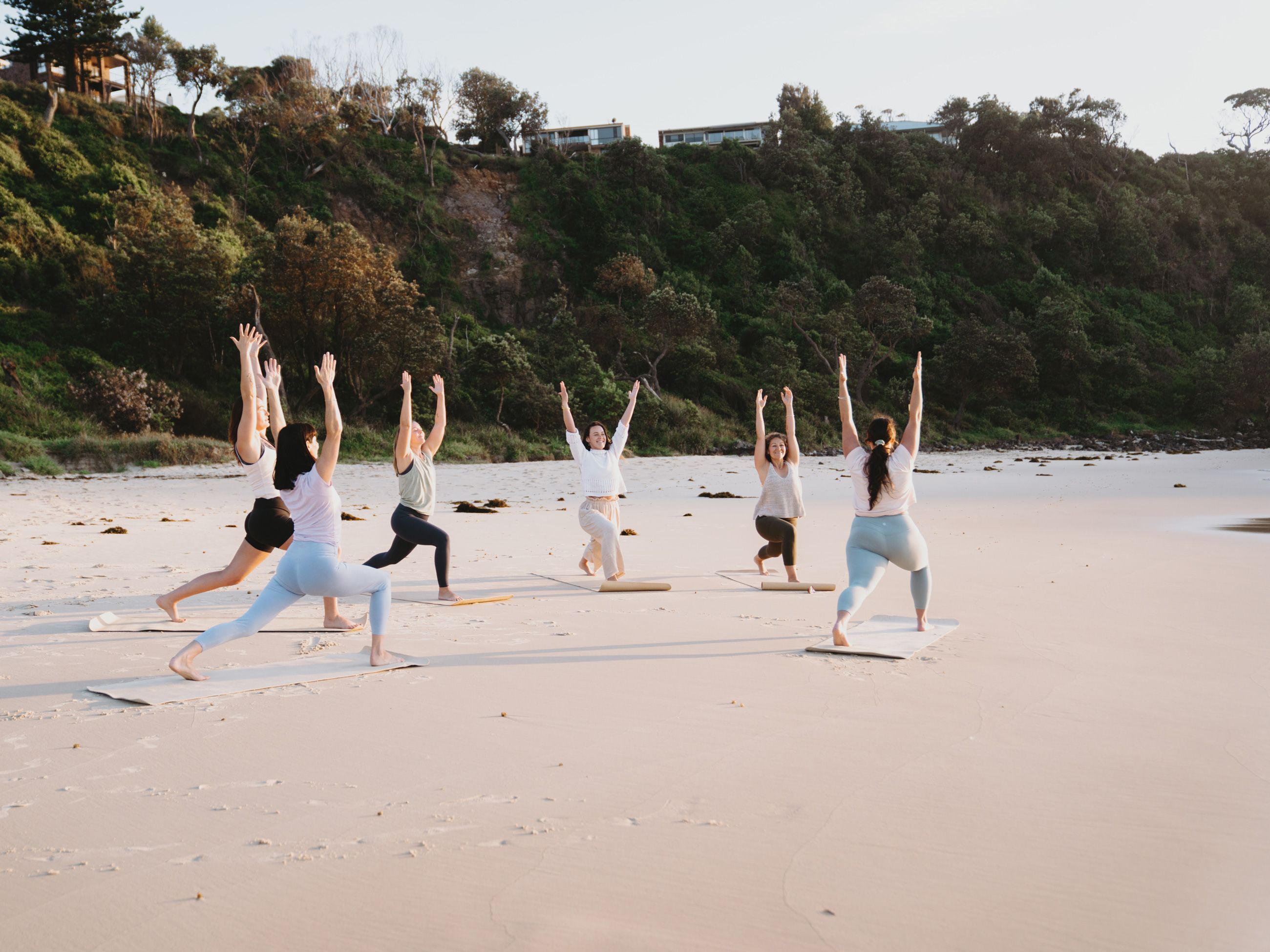 Om Sweet Om yoga session on NSW's South Coast