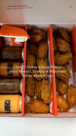 Char’d Chicken’s $1 wings