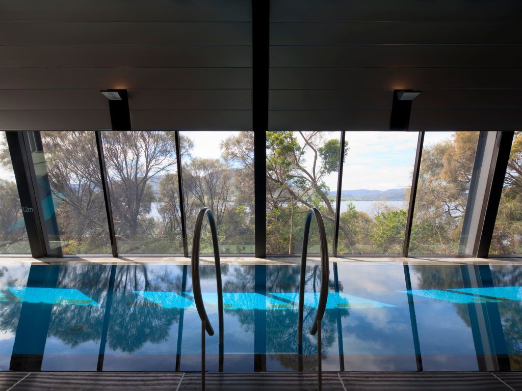 infinity pool at The Pavilions at Mona