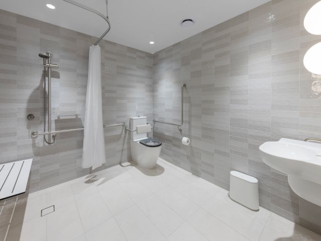 accessible bathroom at lyf Bondi Junction Sydney