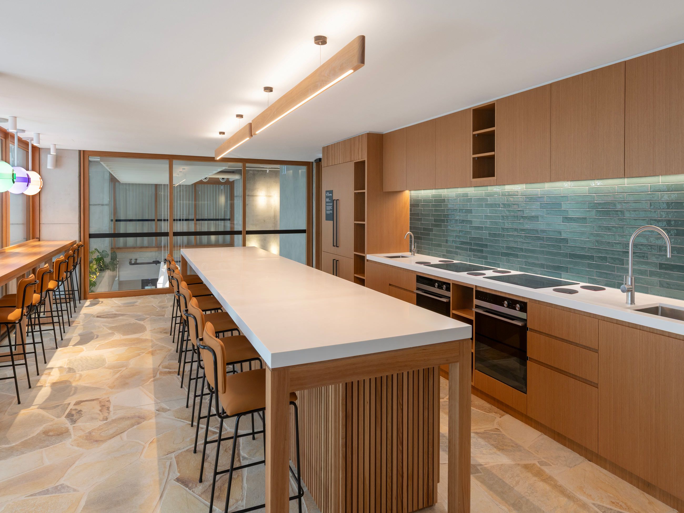 kitchen area at lyf Bondi Junction