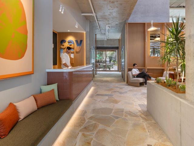 reception area of lyf Bondi Junction