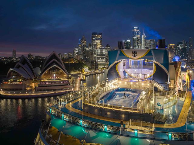 anthem of the seas in sydney harbour