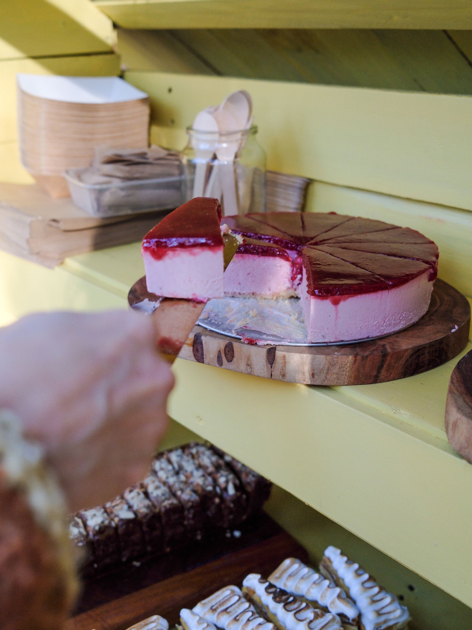 House of Suns micro-bakery in the Blue Mountains cake
