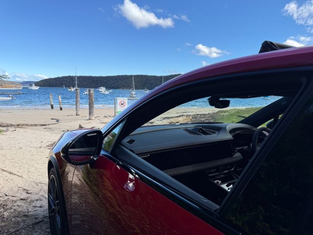 Unloading Porsche Macan GTS at Lilypad Palm Beach