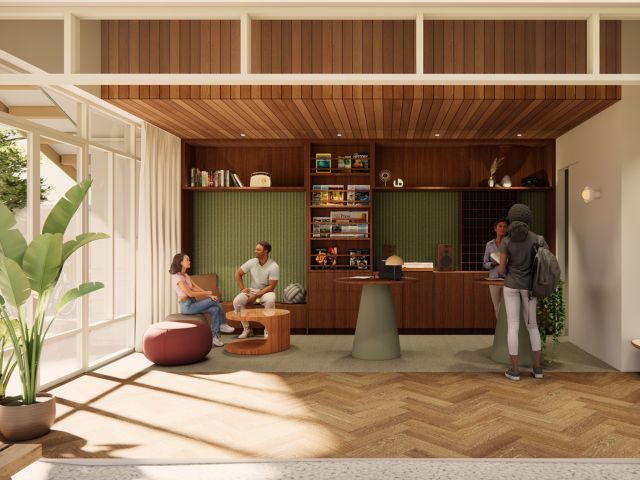 The Ellson Hotel reception render