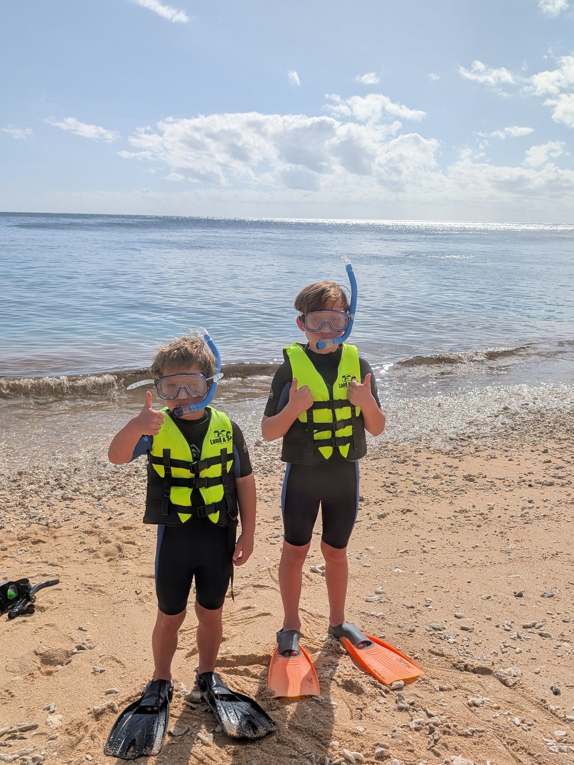 kids at the beach