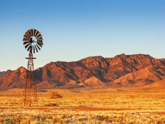a windmill at Moralana Scenic Drive