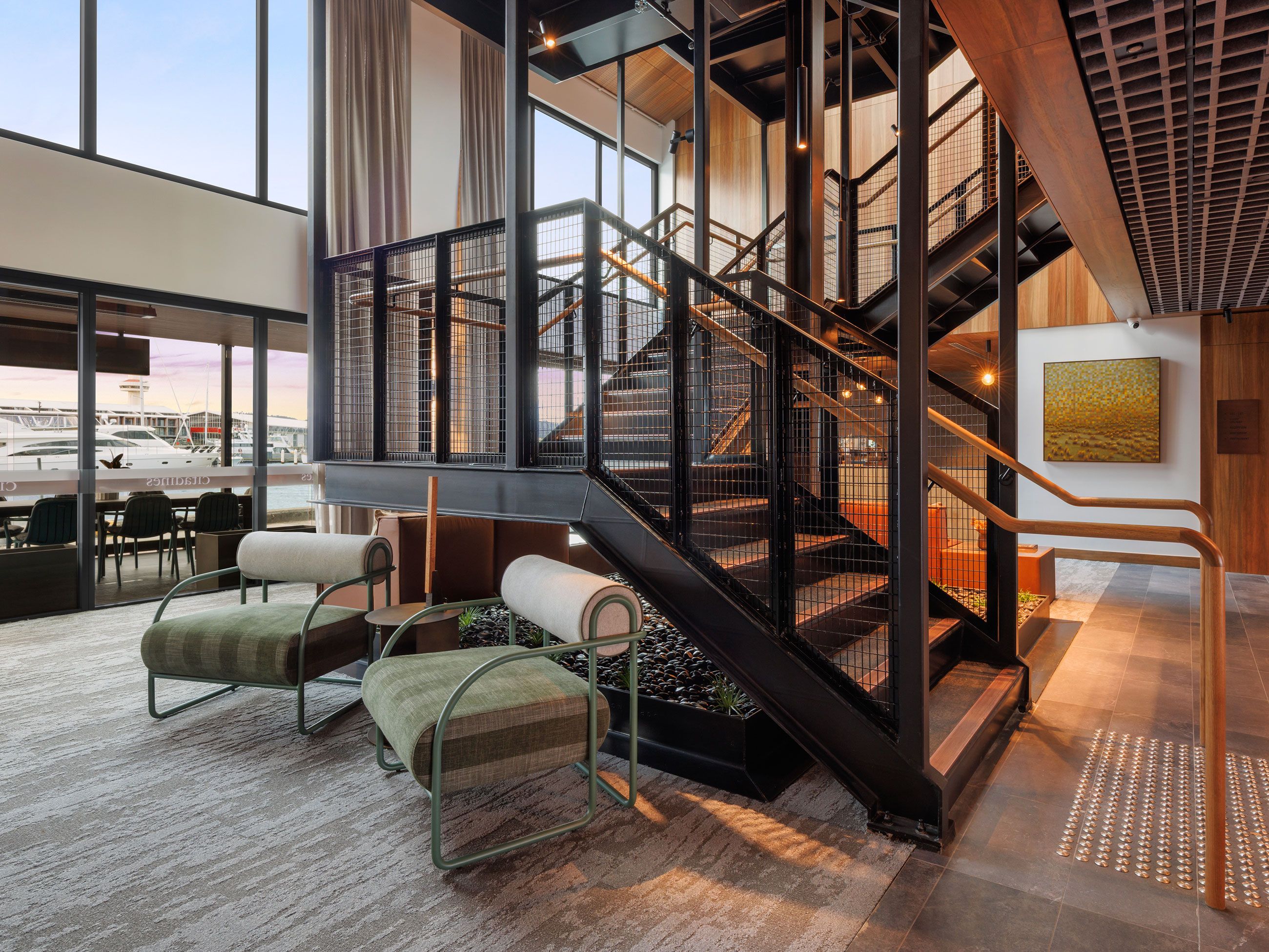Ground Floor staircase Citadines Elizabeth St Pier