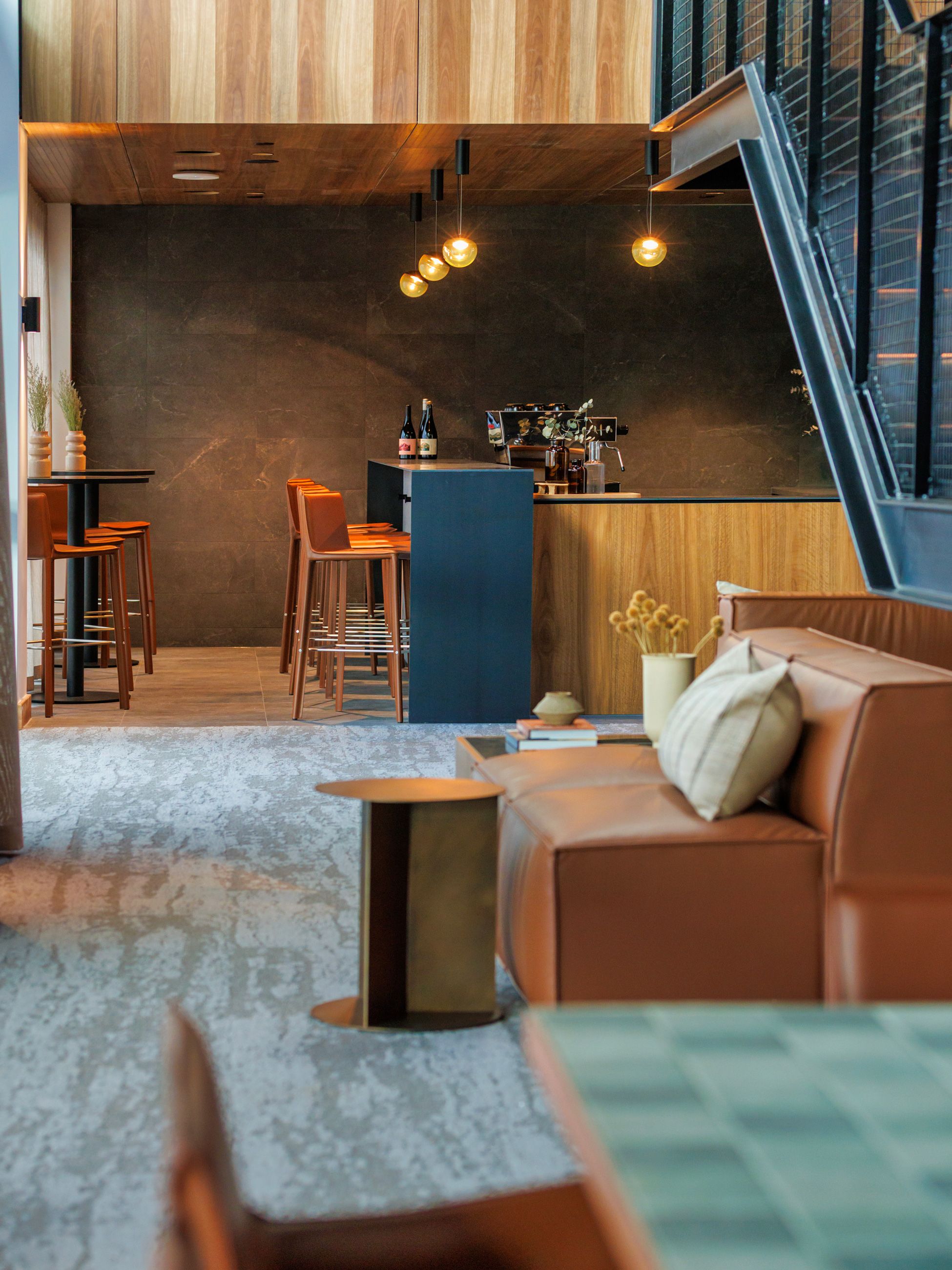 The ground floor Guest Lounge Citadines Elizabeth St Pier