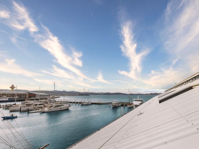 View from Citadines Elizabeth Street Pier Hobart
