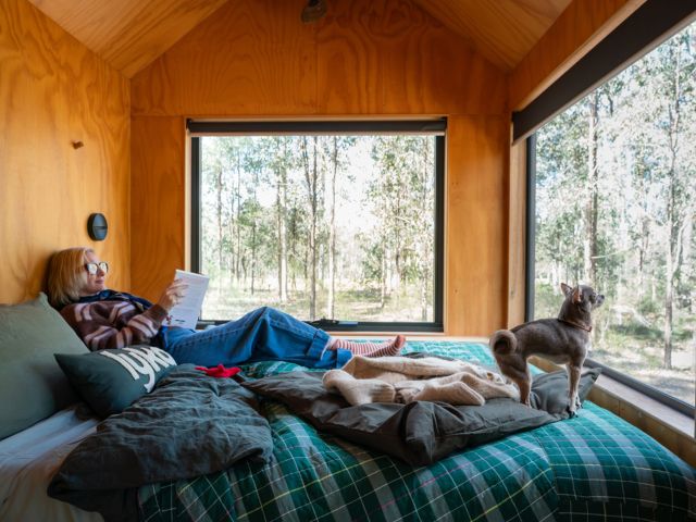 Lyka X Unyoked dog-first cabins