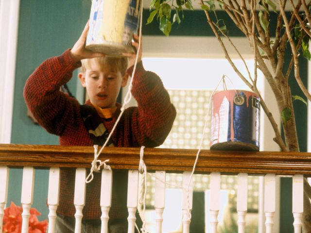 Macaulay Culkin as Kevin McCallister in Home Alone (1990)