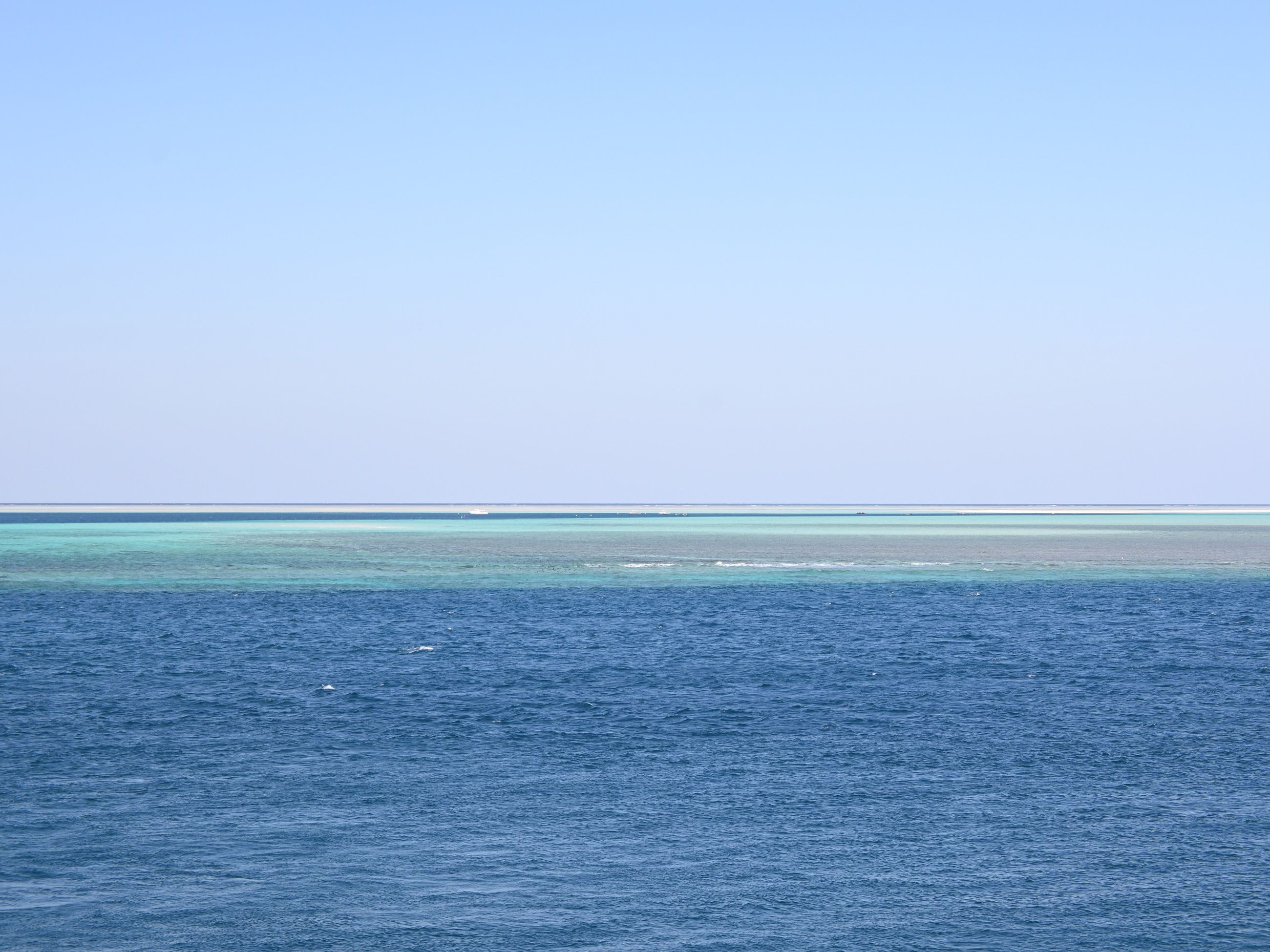 Ashmore Reef at low tide.