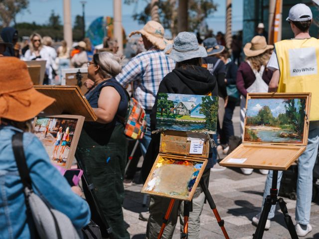 Quick Draw artists at PADU 2025