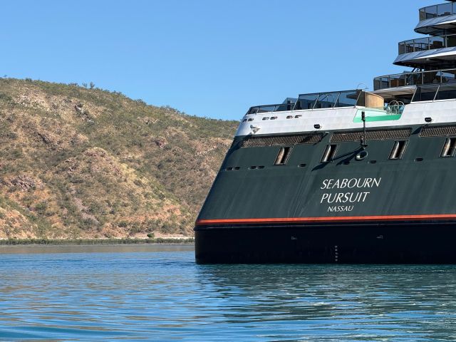 Seabourn Pursuit from water
