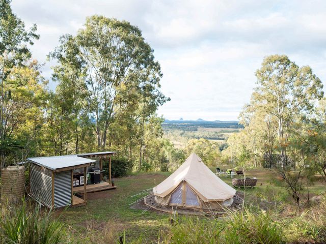nine mountains glamping