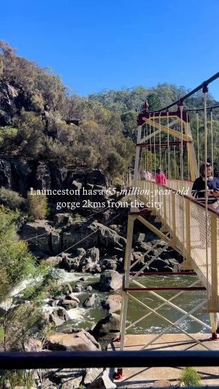 Launceston’s 65-million-year-old gorge