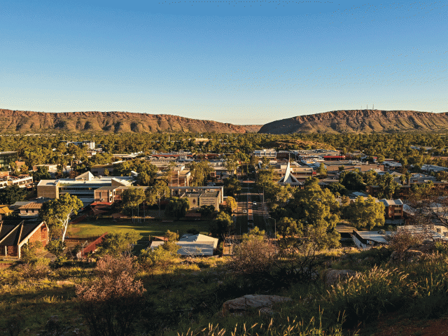 view of Alice Springs 