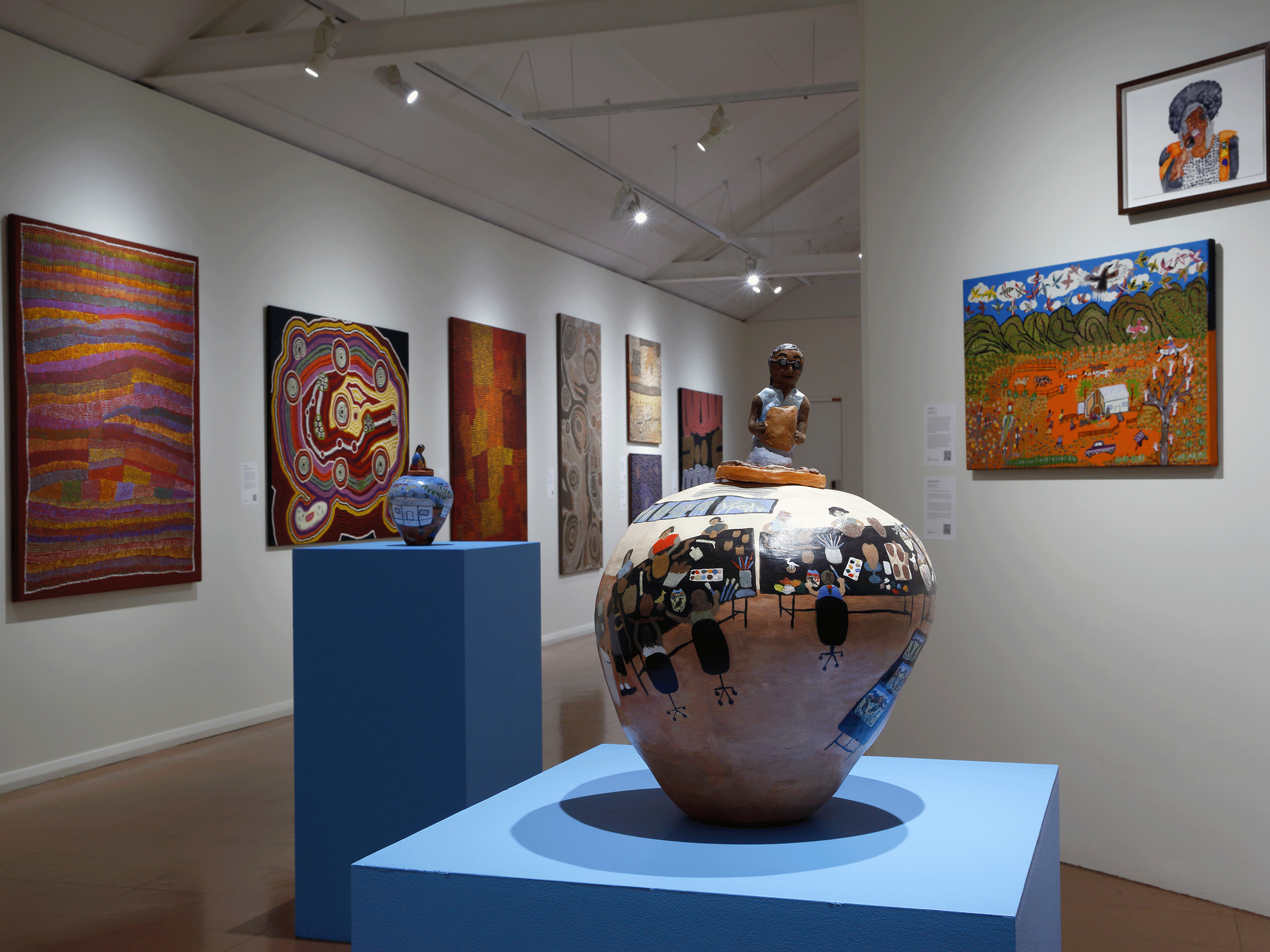 Vincent Lingairi Art Award exhibit