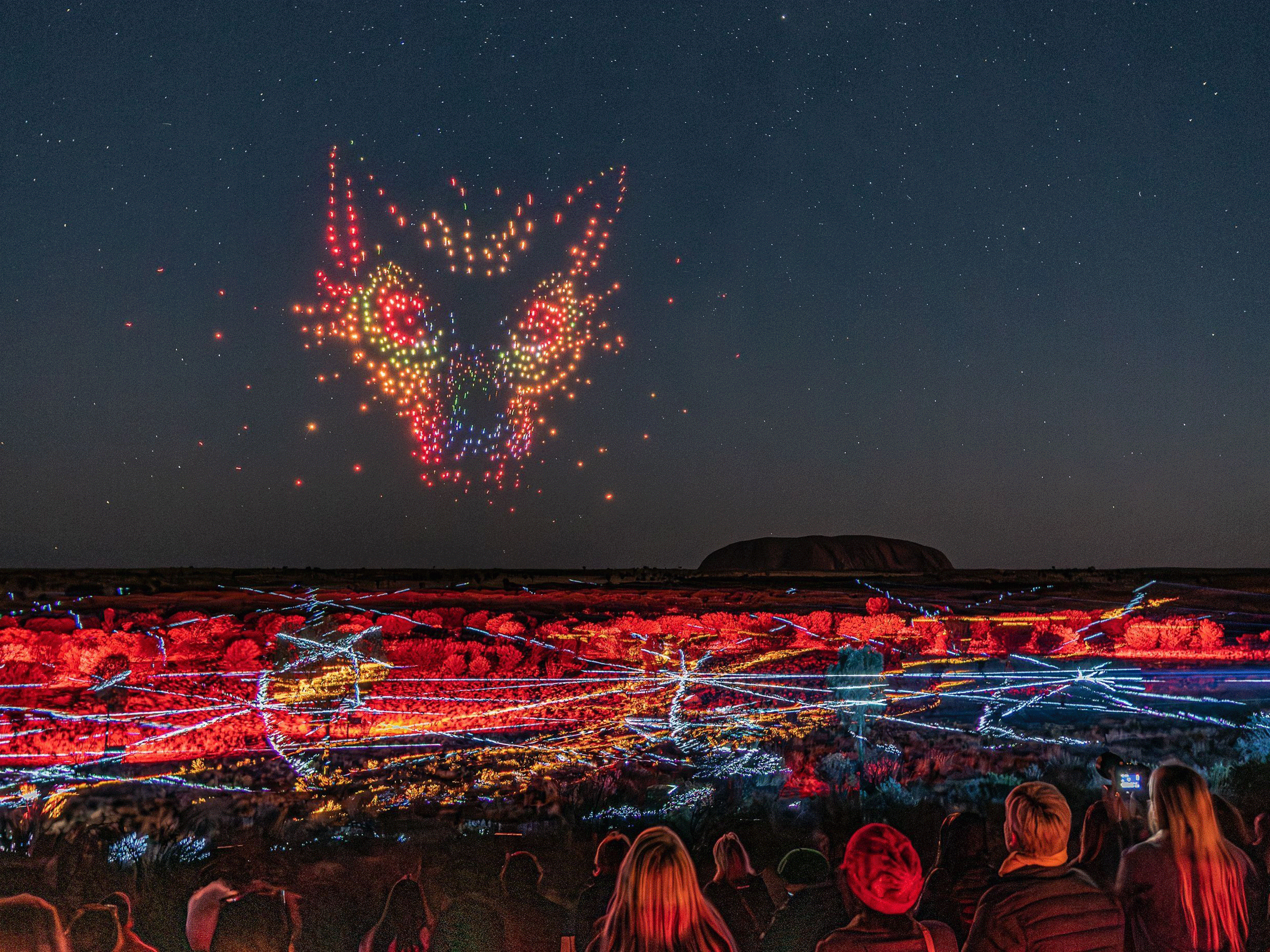 Wintjiri Wiru drone show