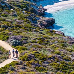 Hiking on Rottnest Island in spring