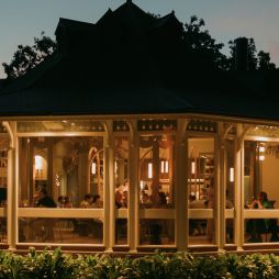 Exterior of Botanic at sunset